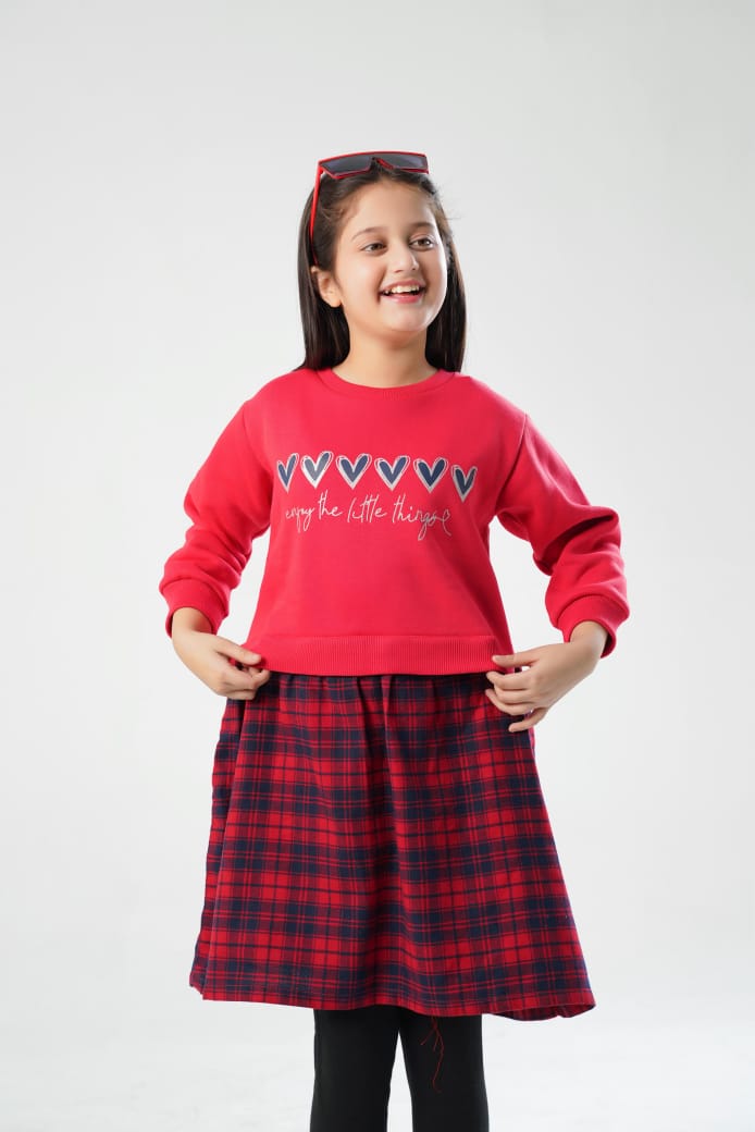LILY HEART FLEECE FROCKS