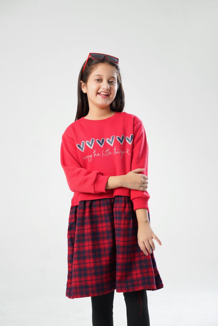 LILY HEART FLEECE FROCKS