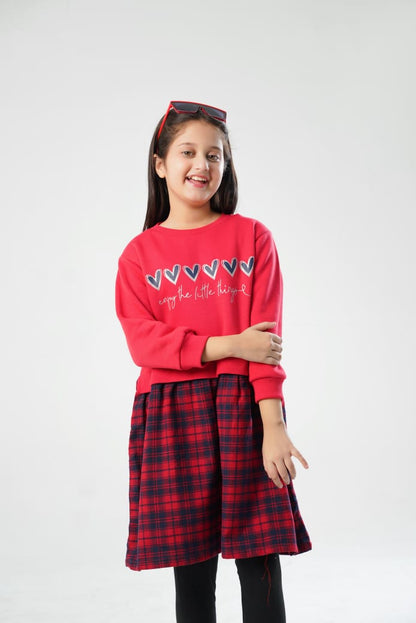 LILY HEART FLEECE FROCKS