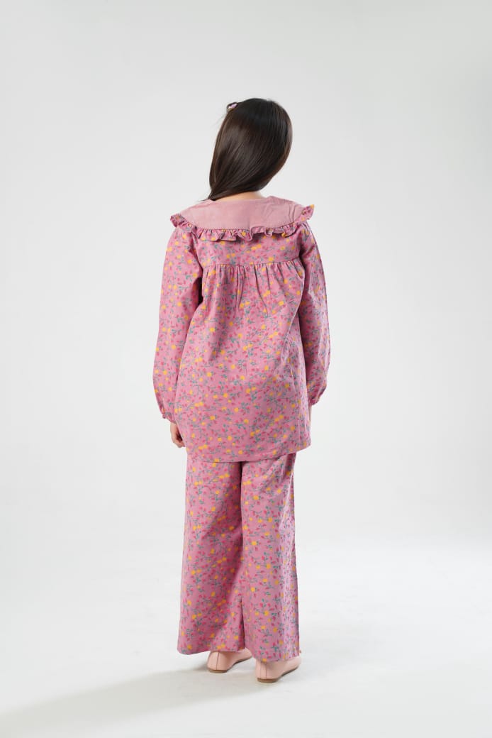 Peachy Bloom Cordrouy Set