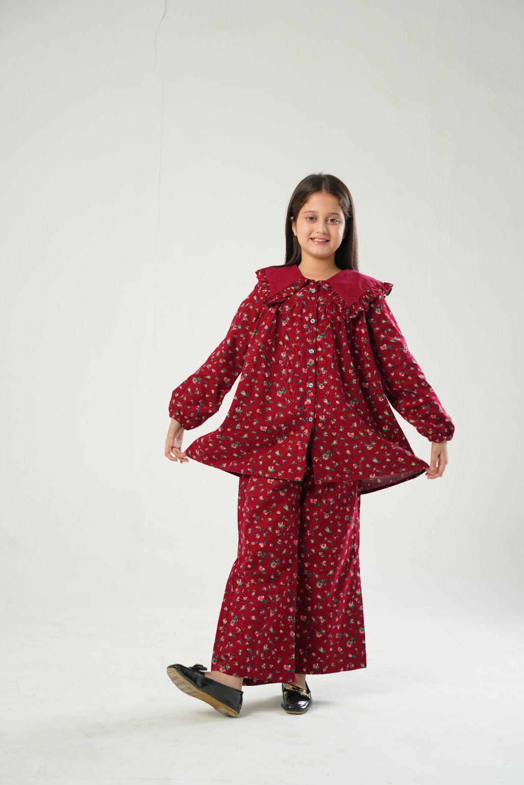 Berry Bloom Cordrouy Pair