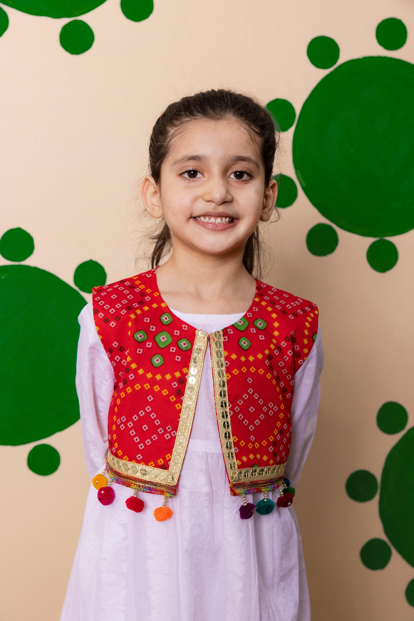 Lily White Kurta with Koti - Lily