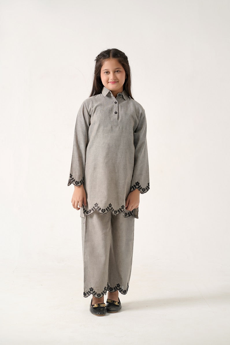 Petal Cut Work Kurta Set
