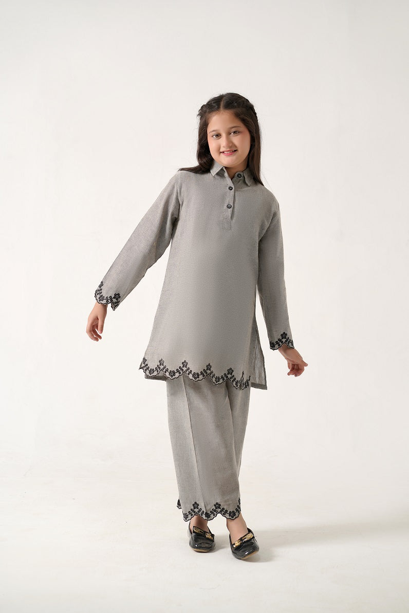 Petal Cut Work Kurta Set