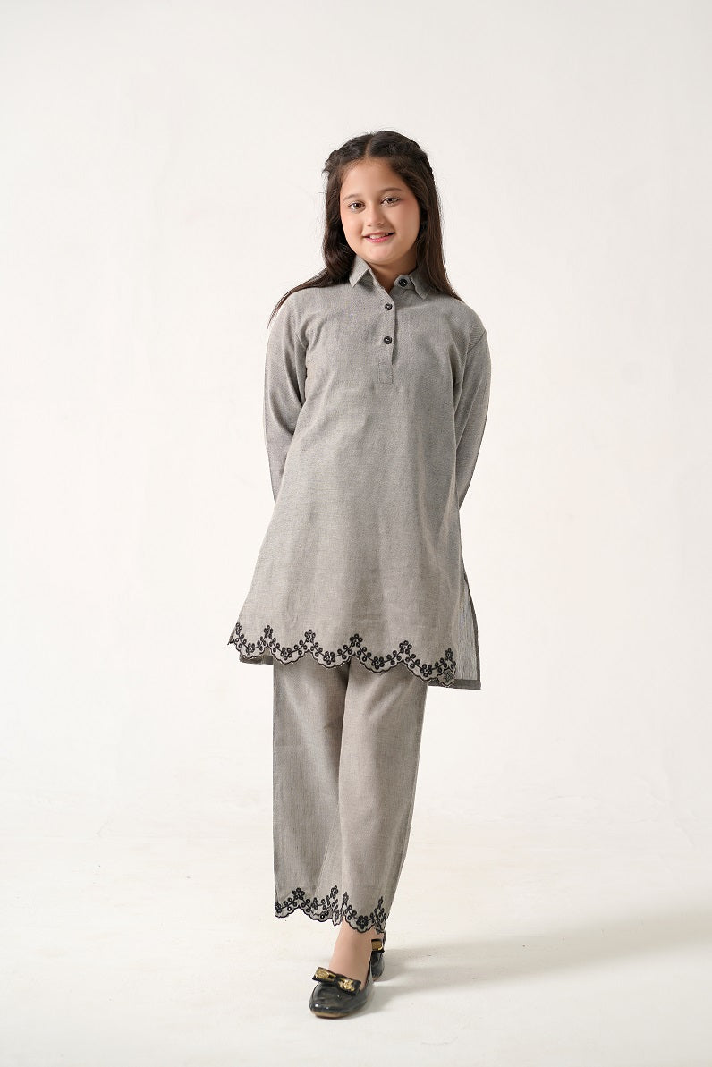 Petal Cut Work Kurta Set