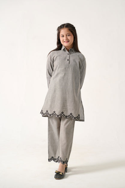 Petal Cut Work Kurta Set