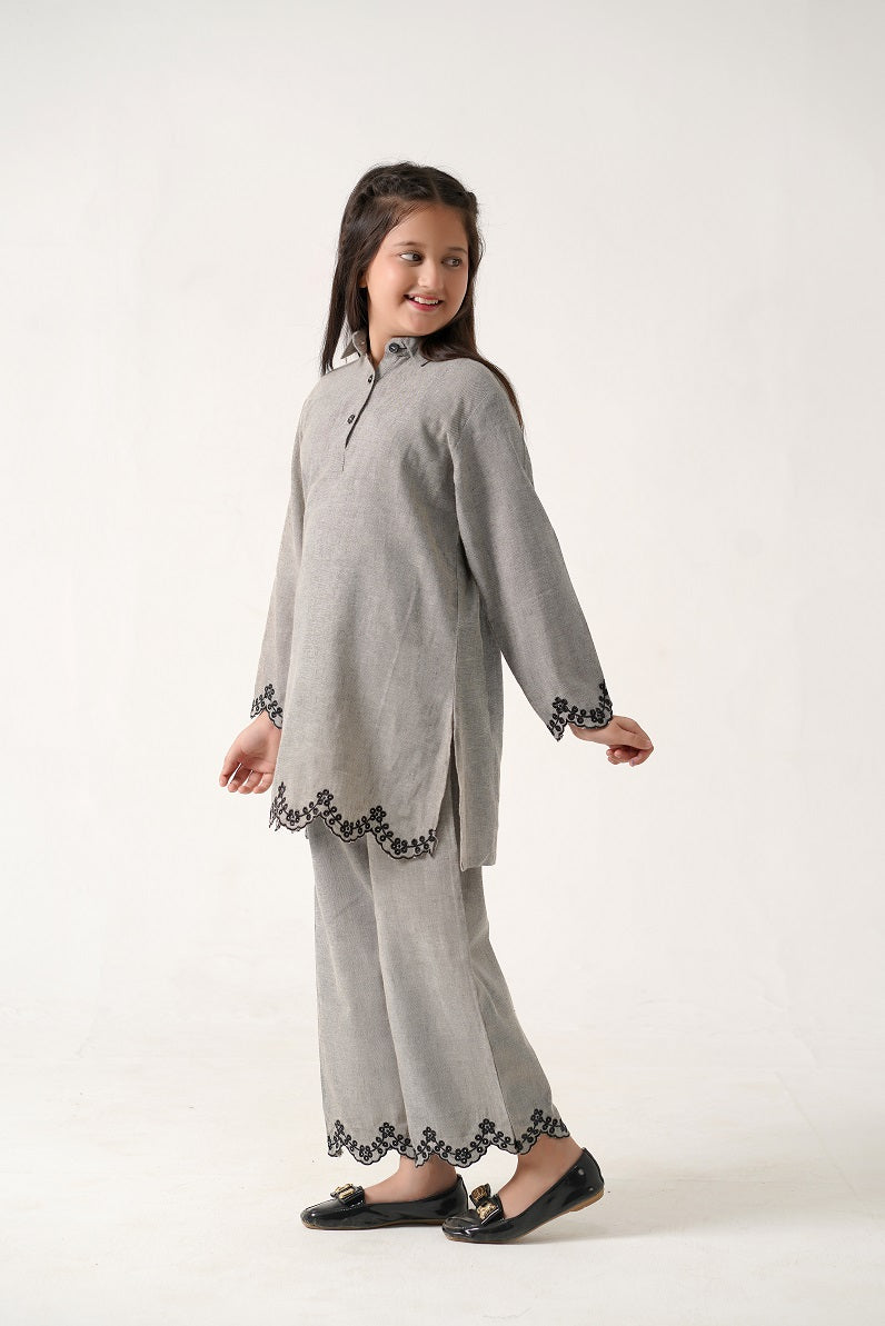 Petal Cut Work Kurta Set
