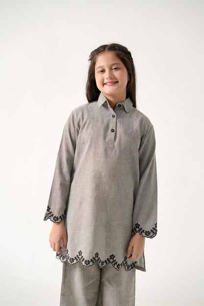 Petal Cut Work Kurta Set