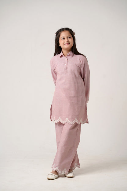 Petal Cut Work Kurta Set