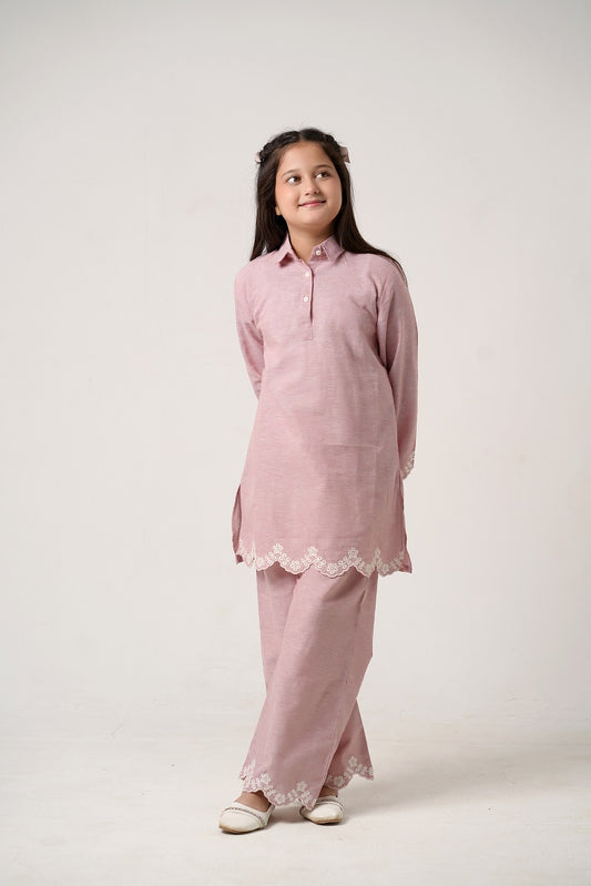 Petal Cut Work Kurta Set