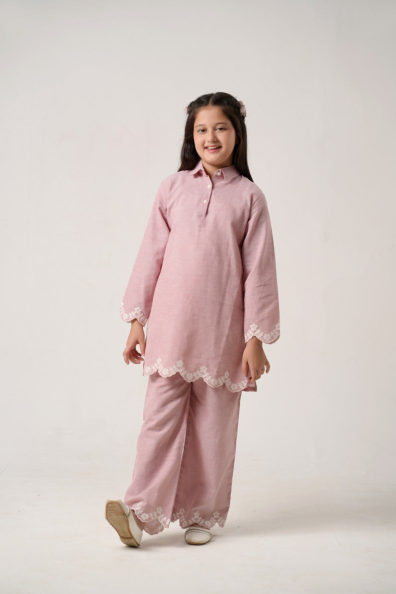 Petal Cut Work Kurta Set