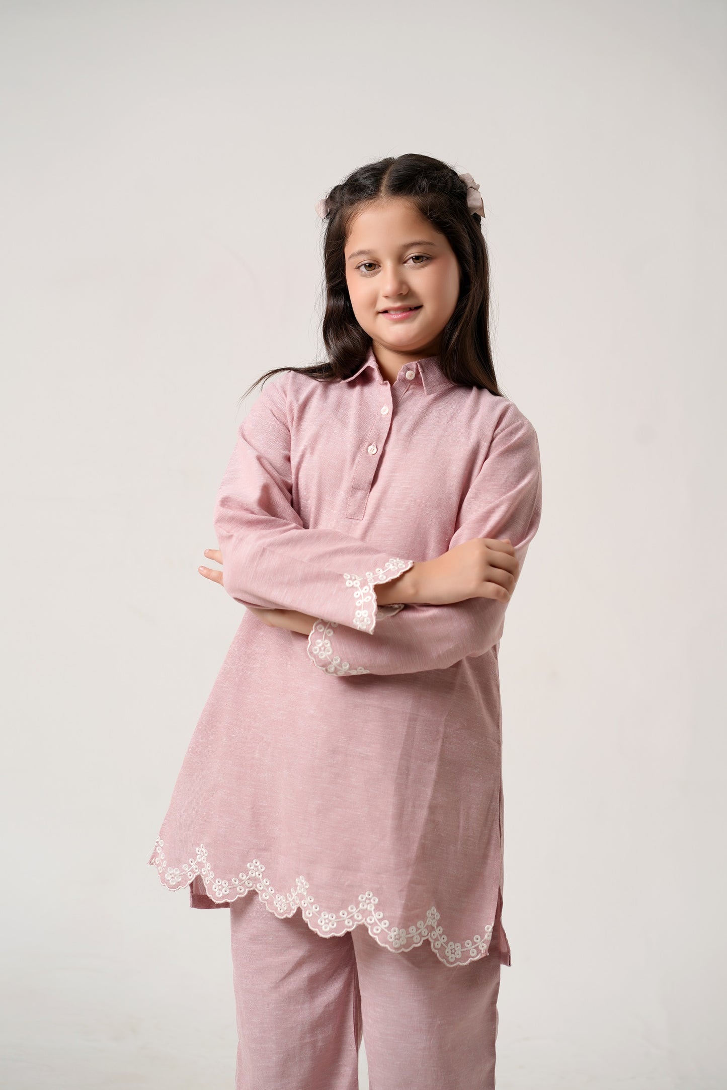 Petal Cut Work Kurta Set