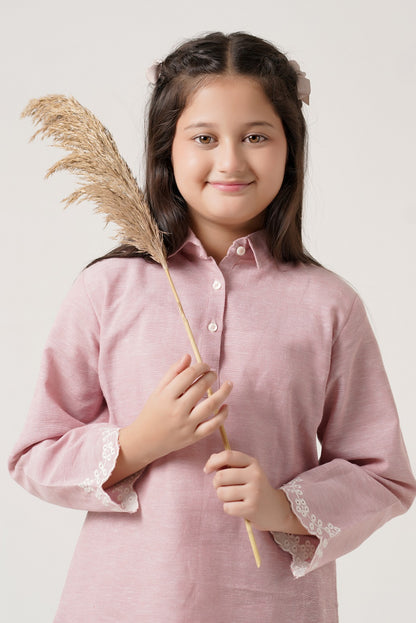 Petal Cut Work Kurta Set