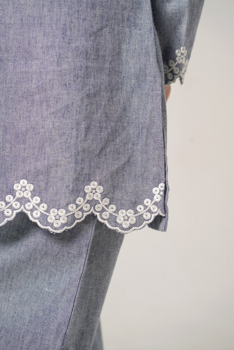 Petal Cut Work Kurta Set