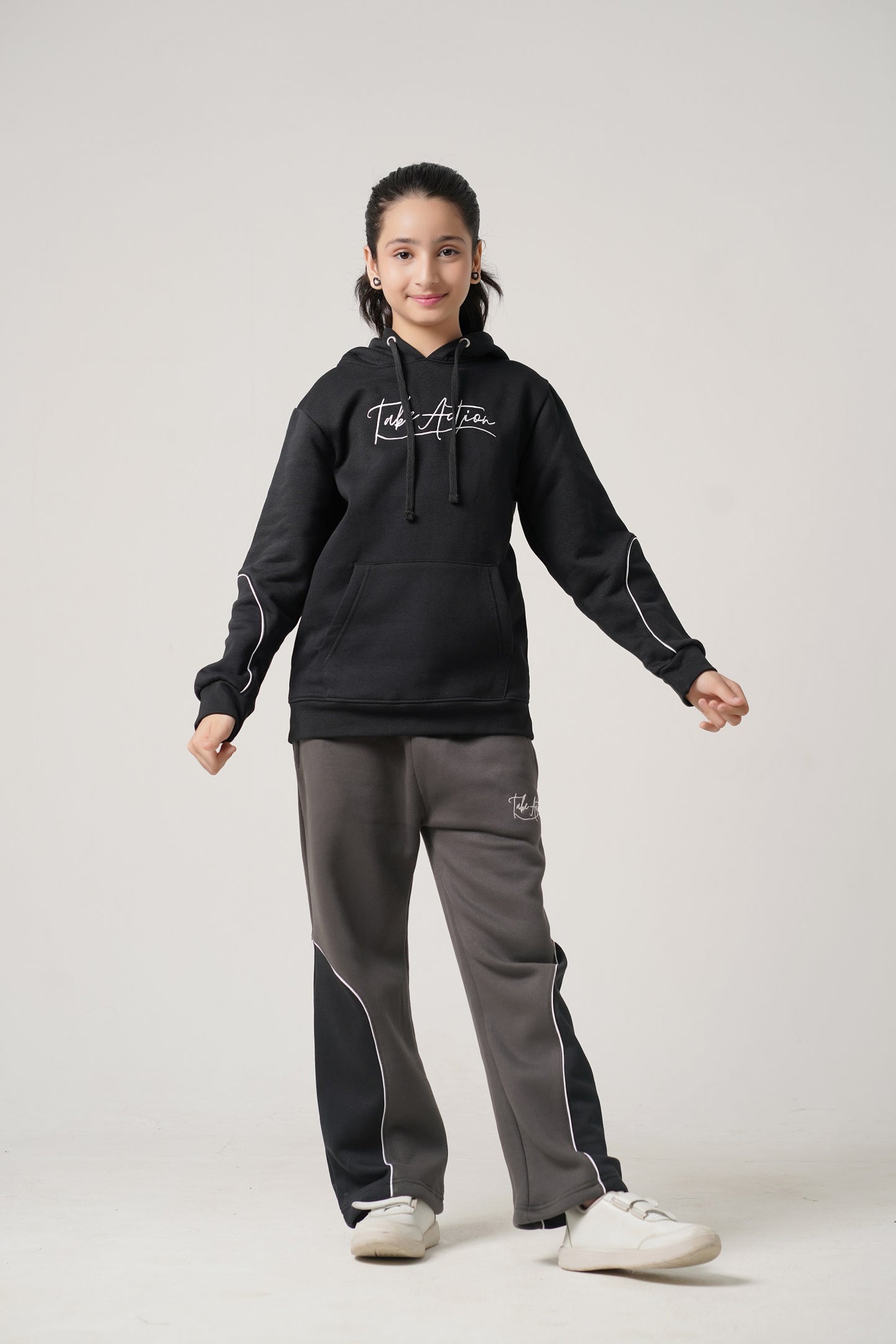 TAKE ACTION Heavyweight Hoodie & Trouser Set