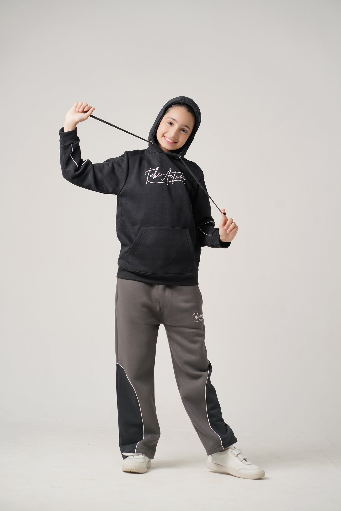 TAKE ACTION Heavyweight Hoodie & Trouser Set