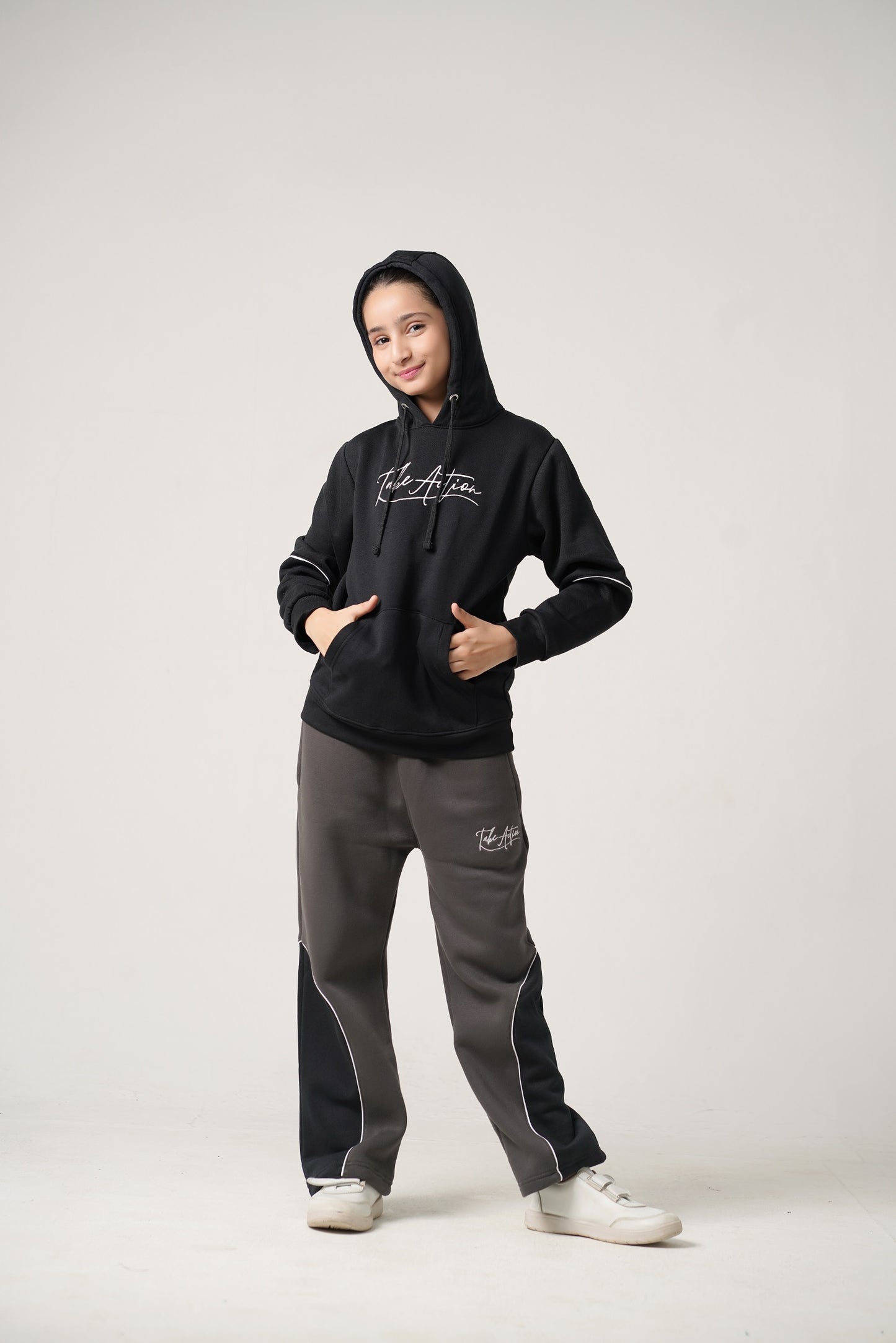 TAKE ACTION Heavyweight Hoodie & Trouser Set