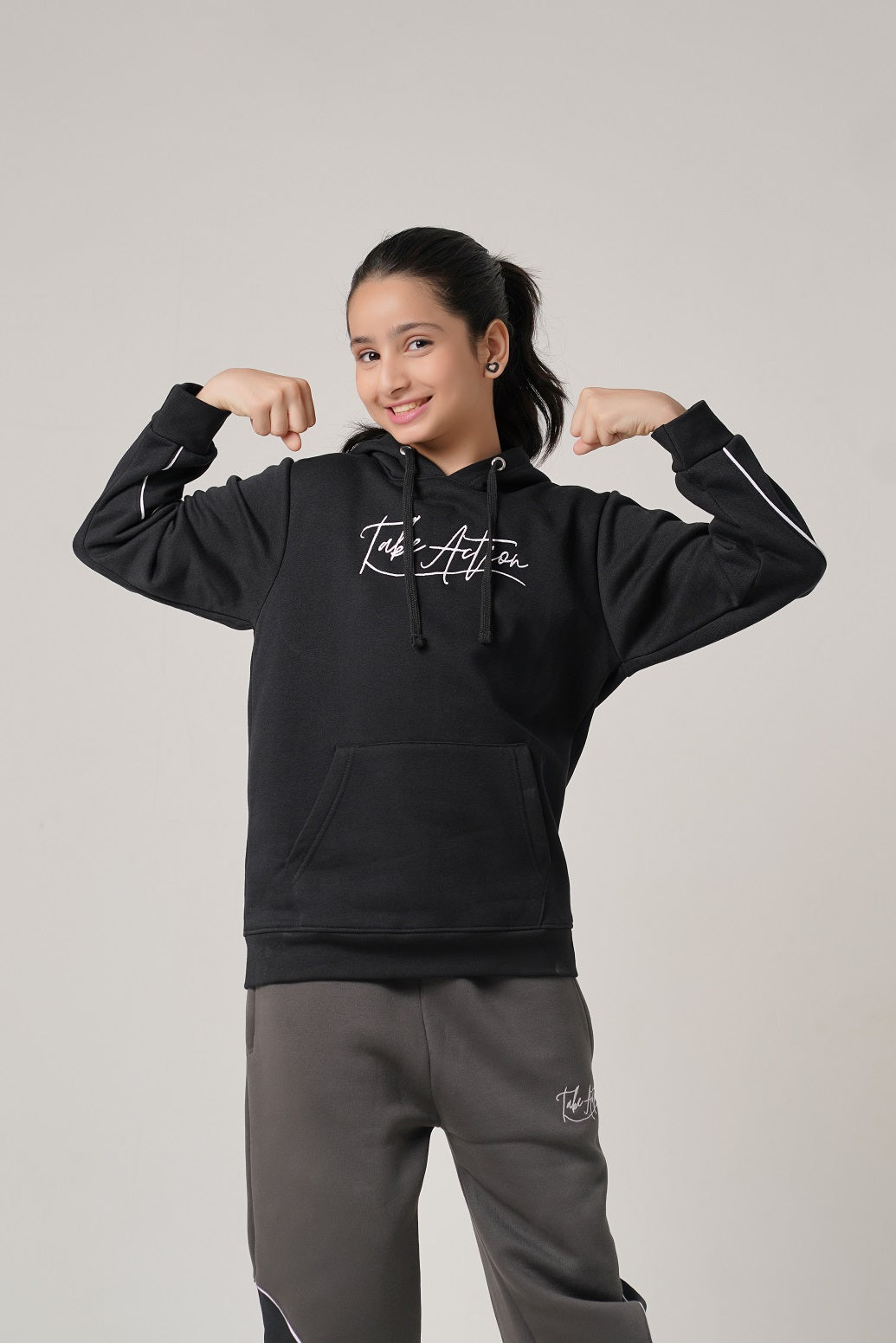 TAKE ACTION Heavyweight Hoodie & Trouser Set