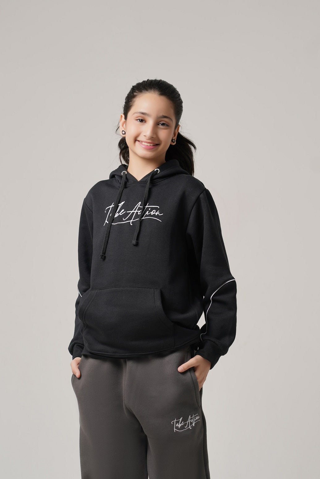 TAKE ACTION Heavyweight Hoodie & Trouser Set