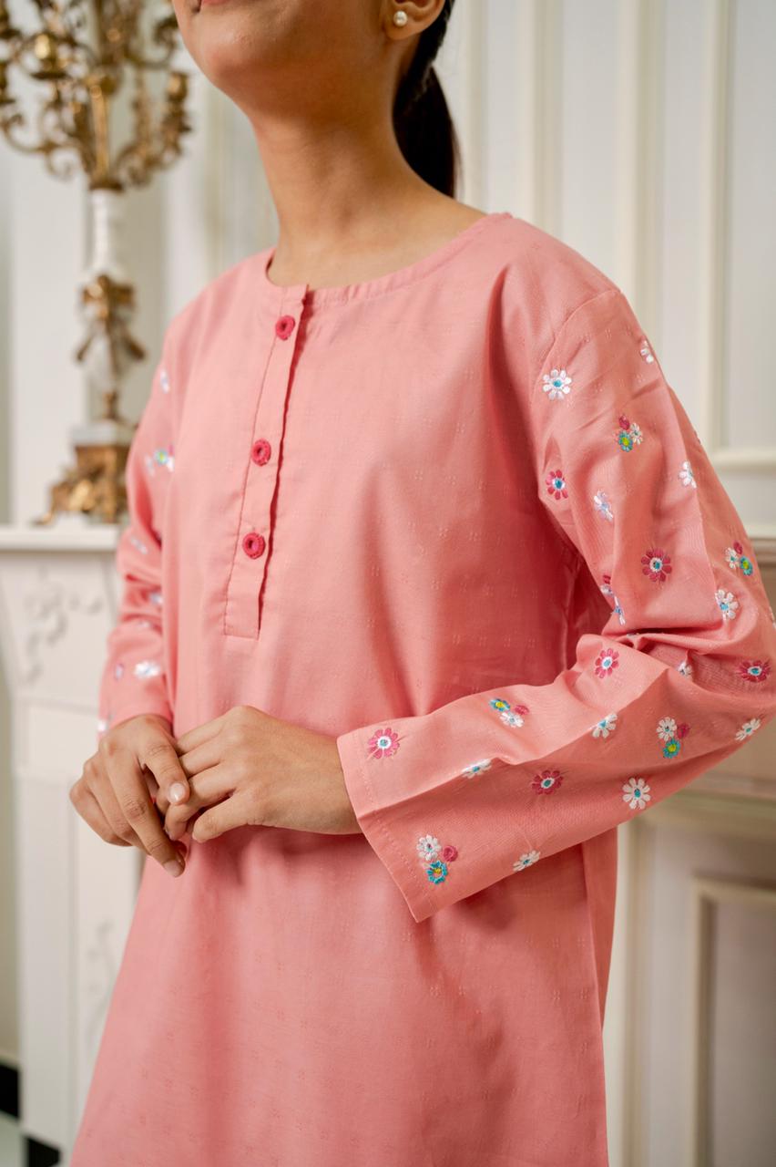 Lily Pink Embroidered 2pc