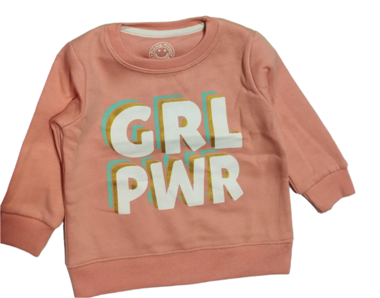 GIRL POWER PEACH SWEATSHIRT