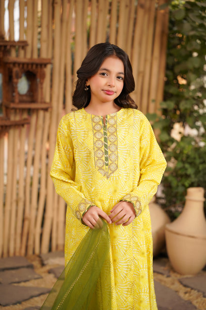 Golden Mehkaar 3pc Suit