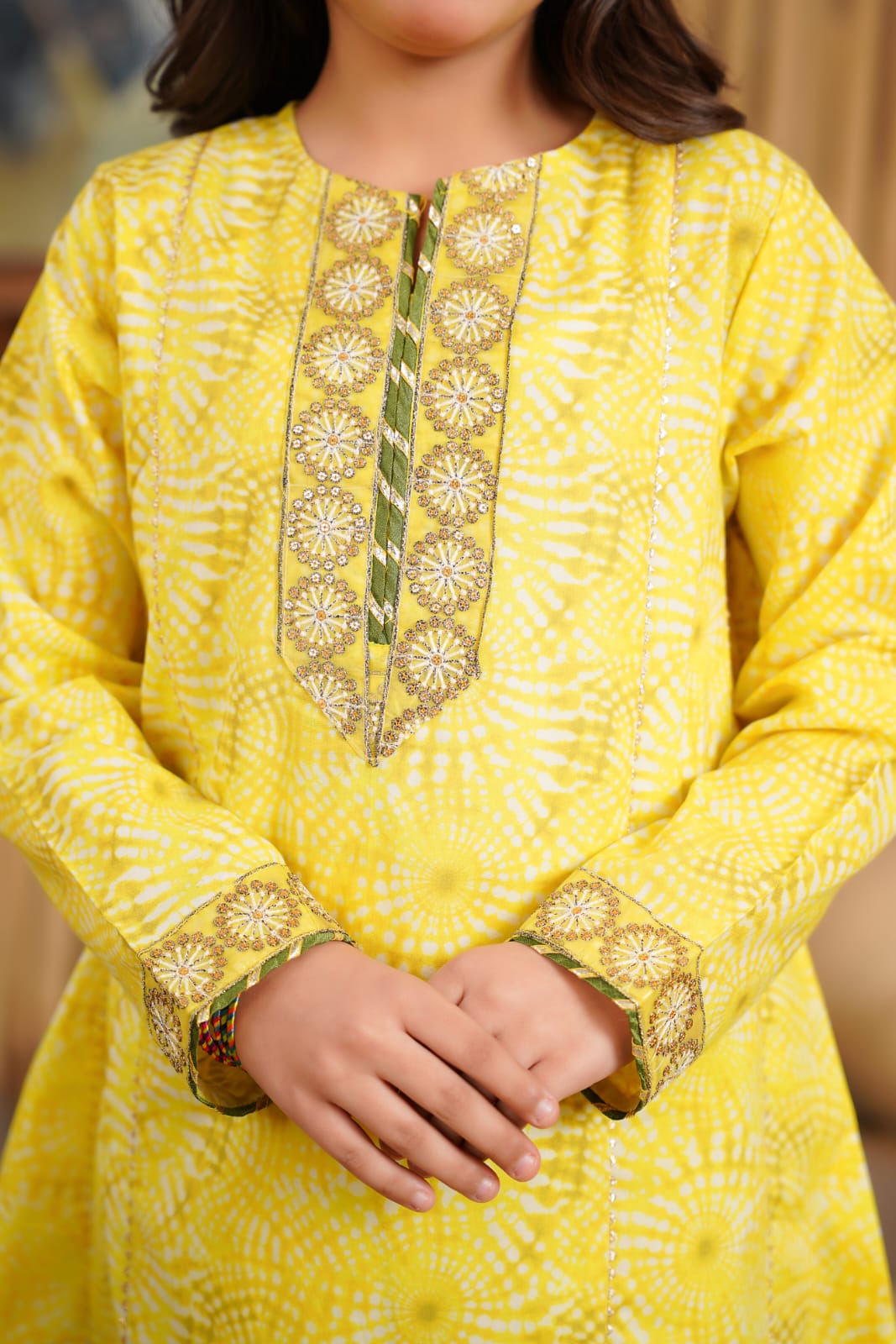 Golden Mehkaar 3pc Suit