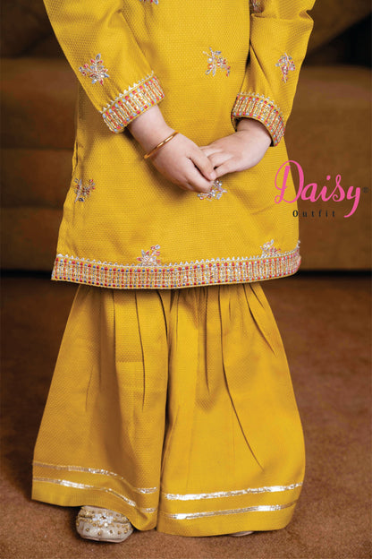 Mustard 3pc Daisy