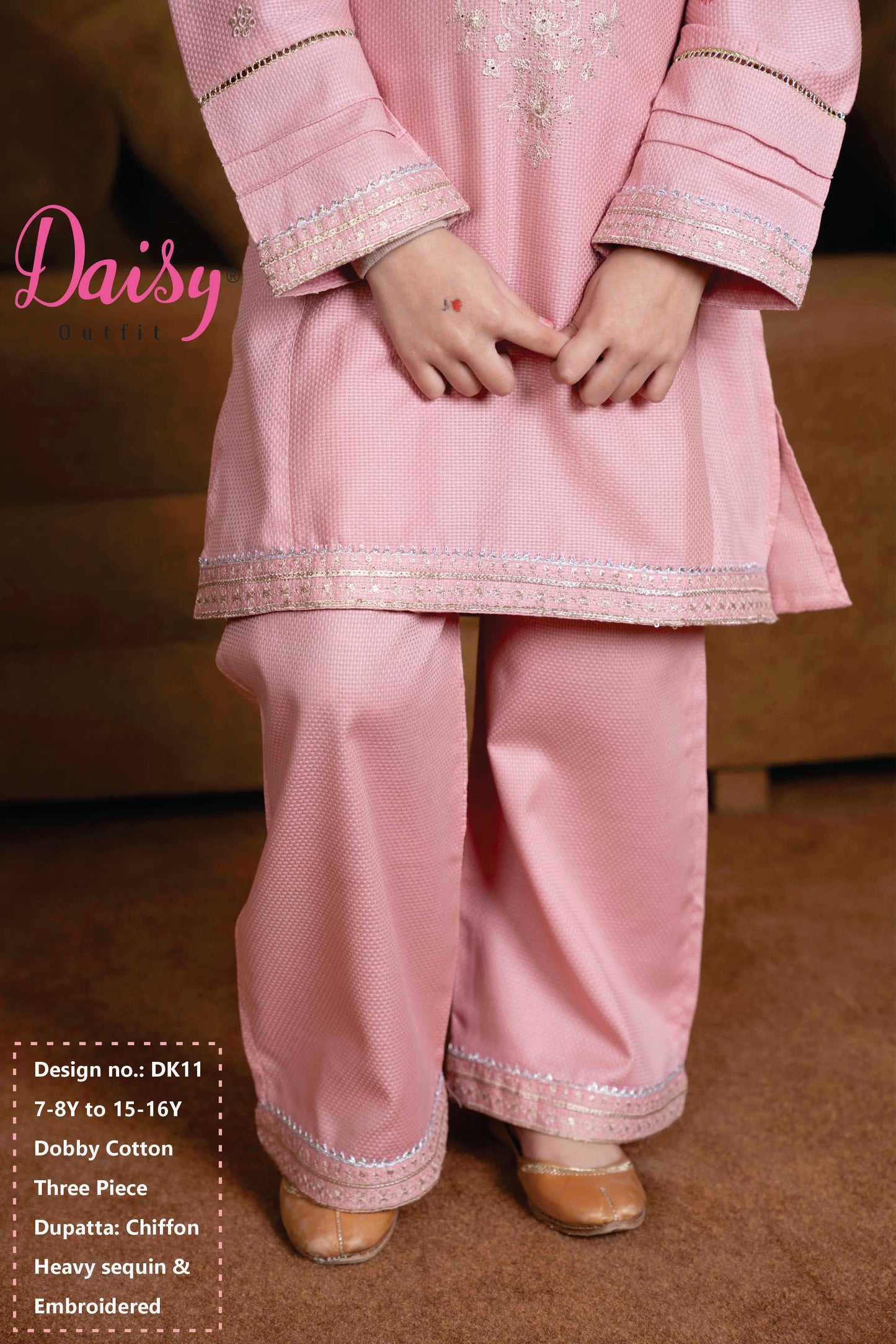 Tea Pink Daisy 3pc