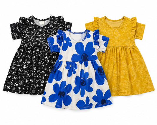 Pack Of 3 Frocks