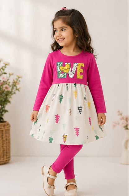 LILY GIRLS MID SUMMER FROCK
