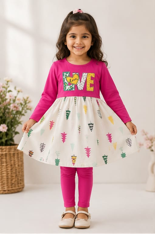 LILY GIRLS MID SUMMER FROCK