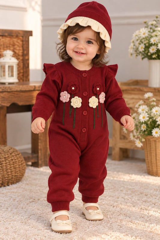 woolen imported rompers