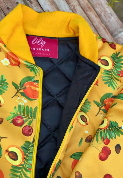 Lily Yellow Peaches Jacket