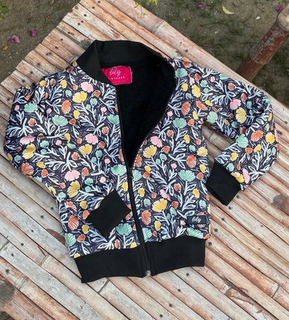 Lily Multicolor Flower Jacket - Unisex