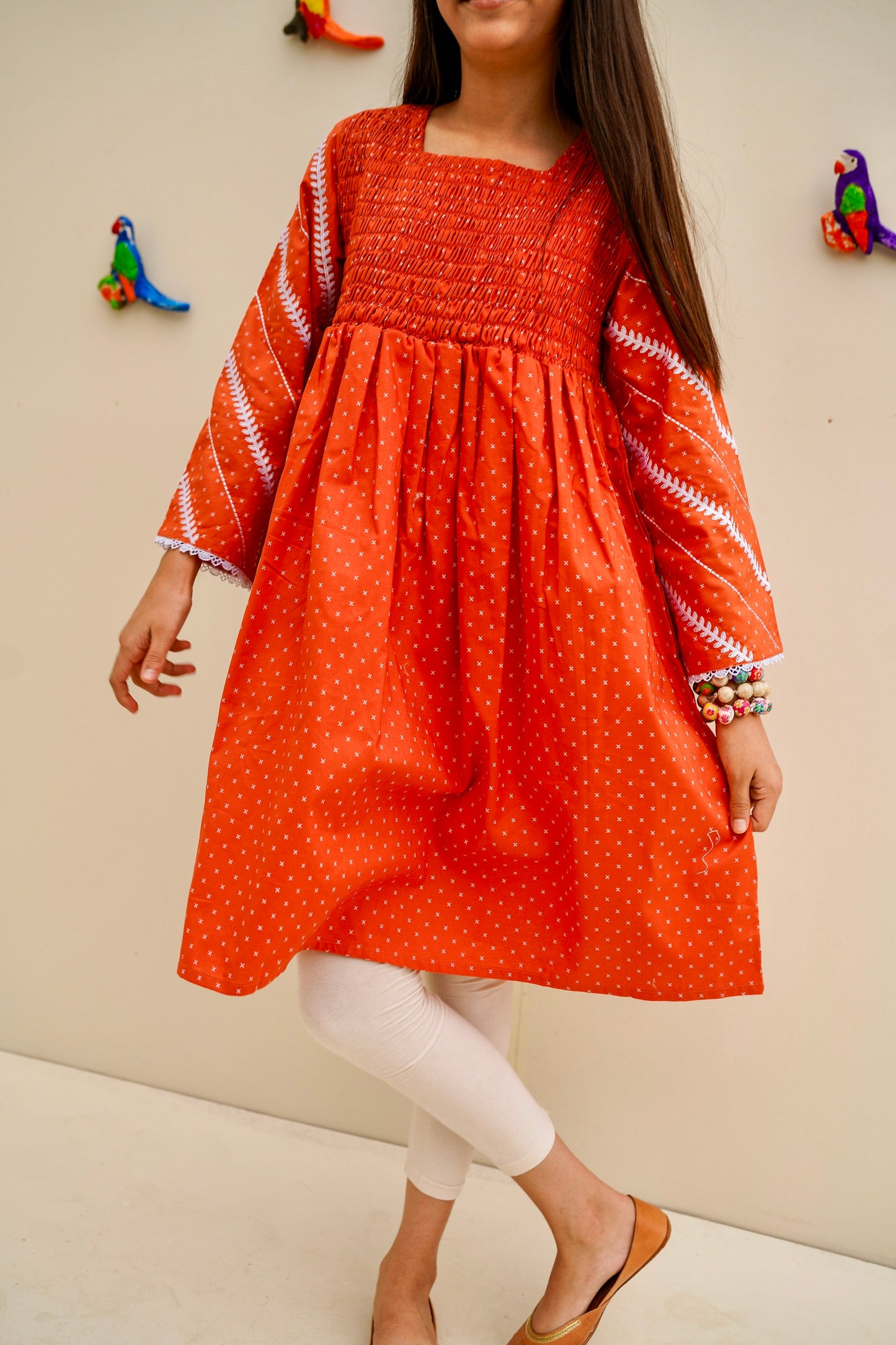 orange frock lily collection